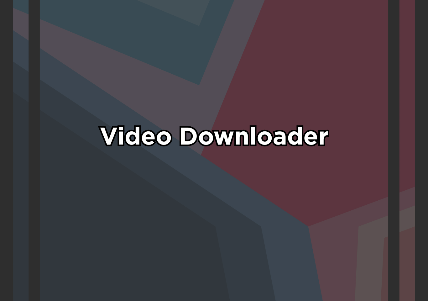 Video downloader  in python
